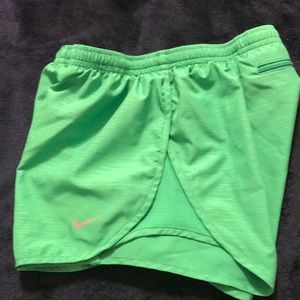 EUC Nike running shorts with back zipper pocket